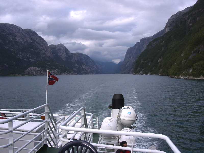 Auf dem Lysefjord